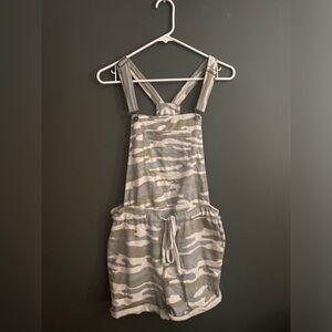 Wall Flower Comfy Overalls- Camo- Medium